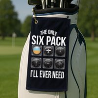 The Only Six Pack I'll Ever Need  Golf Towel