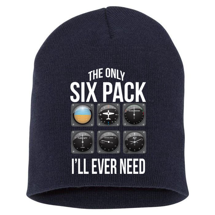 The Only Six Pack I'll Ever Need  Short Acrylic Beanie