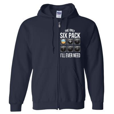 The Only Six Pack I'll Ever Need  Full Zip Hoodie