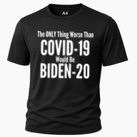 The Only Thing Worse Than Covid-19 Would Be Biden-20 Cooling Performance Crew T-Shirt