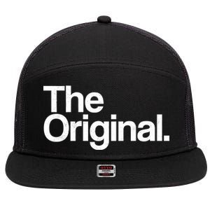 The Original  7 Panel Mesh Trucker Snapback Hat