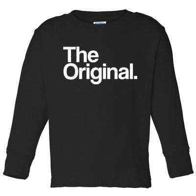 The Original  Toddler Long Sleeve Shirt