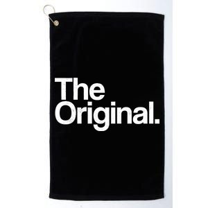 The Original. Funny Classic Logo Platinum Collection Golf Towel