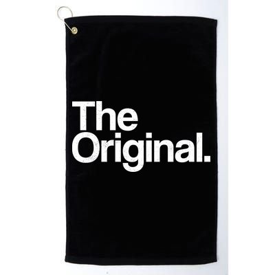 The Original. Funny Classic Logo Golf Towel