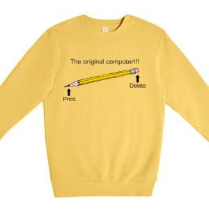 The Original Computer Pencil Premium Crewneck Sweatshirt