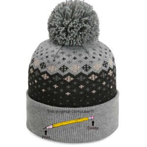 The Original Computer Pencil The Baniff Cuffed Pom Beanie