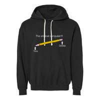 The Original Computer Pencil Garment-Dyed Fleece Hoodie
