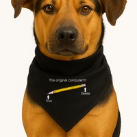 The Original Computer Pencil USA-Made Doggie Bandana
