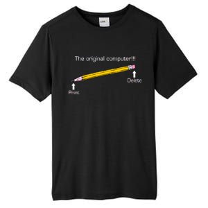 The Original Computer Pencil Tall Fusion ChromaSoft Performance T-Shirt