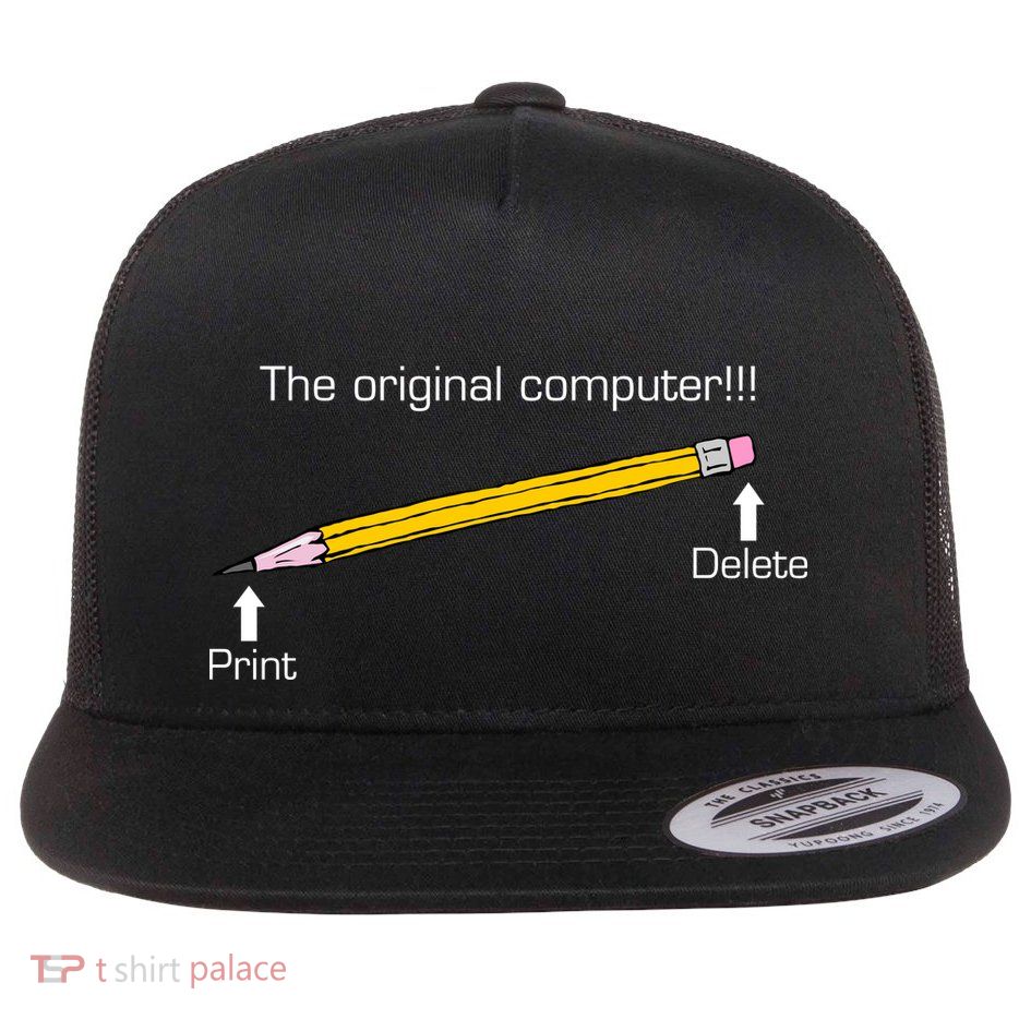 The Original Computer Pencil Flatbill Hat