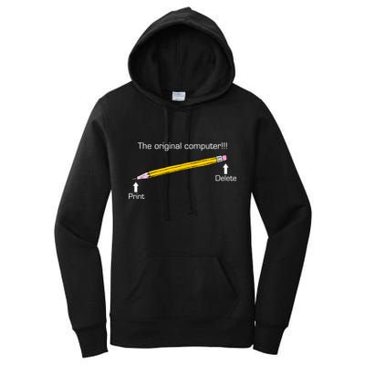 The Original Computer Pencil Women's Pullover Hoodie