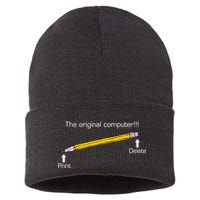 The Original Computer Pencil Sustainable Knit Beanie