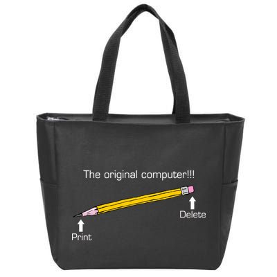 The Original Computer Pencil Zip Tote Bag