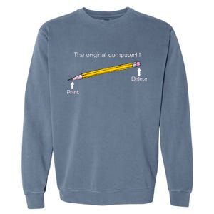 The Original Computer Pencil Garment-Dyed Sweatshirt