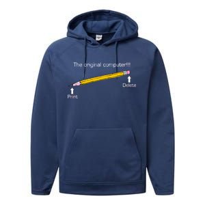 The Original Computer Pencil Performance Fleece Hoodie