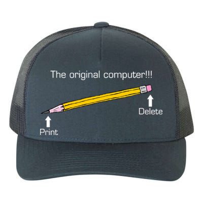 The Original Computer Pencil Yupoong Adult 5-Panel Trucker Hat