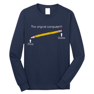 The Original Computer Pencil Long Sleeve Shirt