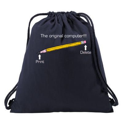 The Original Computer Pencil Drawstring Bag