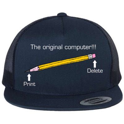 The Original Computer Pencil Flat Bill Trucker Hat