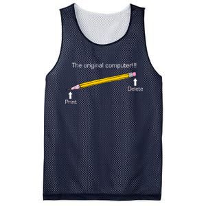 The Original Computer Pencil Mesh Reversible Basketball Jersey Tank