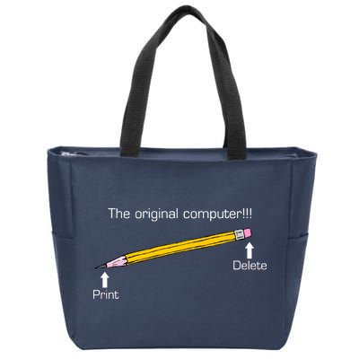 The Original Computer Pencil Zip Tote Bag