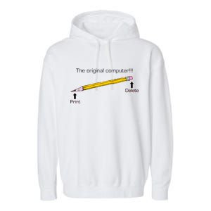 The Original Computer Pencil Garment-Dyed Fleece Hoodie