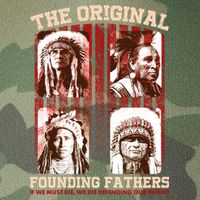 The Original Founding Fathers Native Americans Legacy Tie Dye Trucker Hat