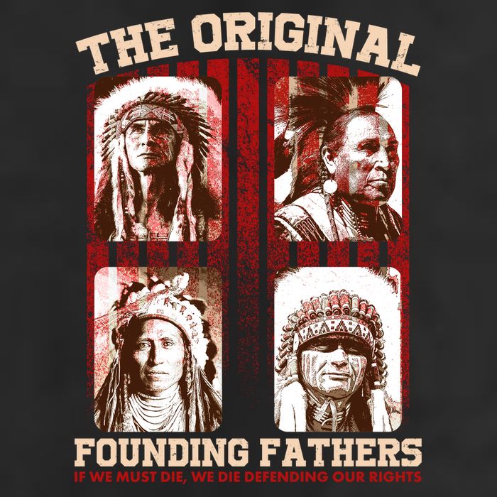 The Original Founding Fathers Native Americans Cool Comfort Performance Bucket Hat