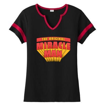 The Original Miracle Man Ladies Halftime Notch Neck Tee