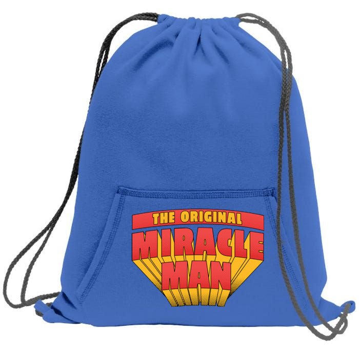 The Original Miracle Man Sweatshirt Cinch Pack Bag