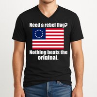 The Original Rebel Colonial Flag V-Neck T-Shirt