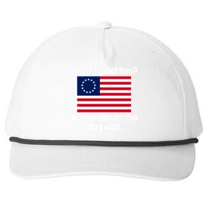 The Original Rebel Colonial Flag Snapback Five-Panel Rope Hat