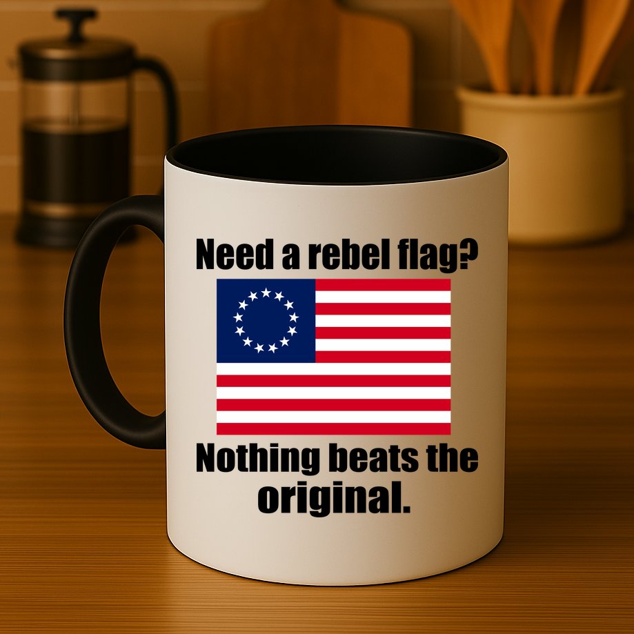 The Original Rebel Colonial Flag Mug