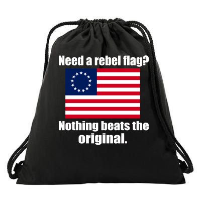 The Original Rebel Colonial Flag Drawstring Bag