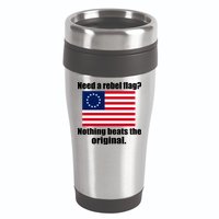 The Original Rebel Colonial Flag 16oz Travel Tumbler