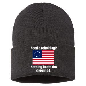 The Original Rebel Colonial Flag Sustainable Knit Beanie