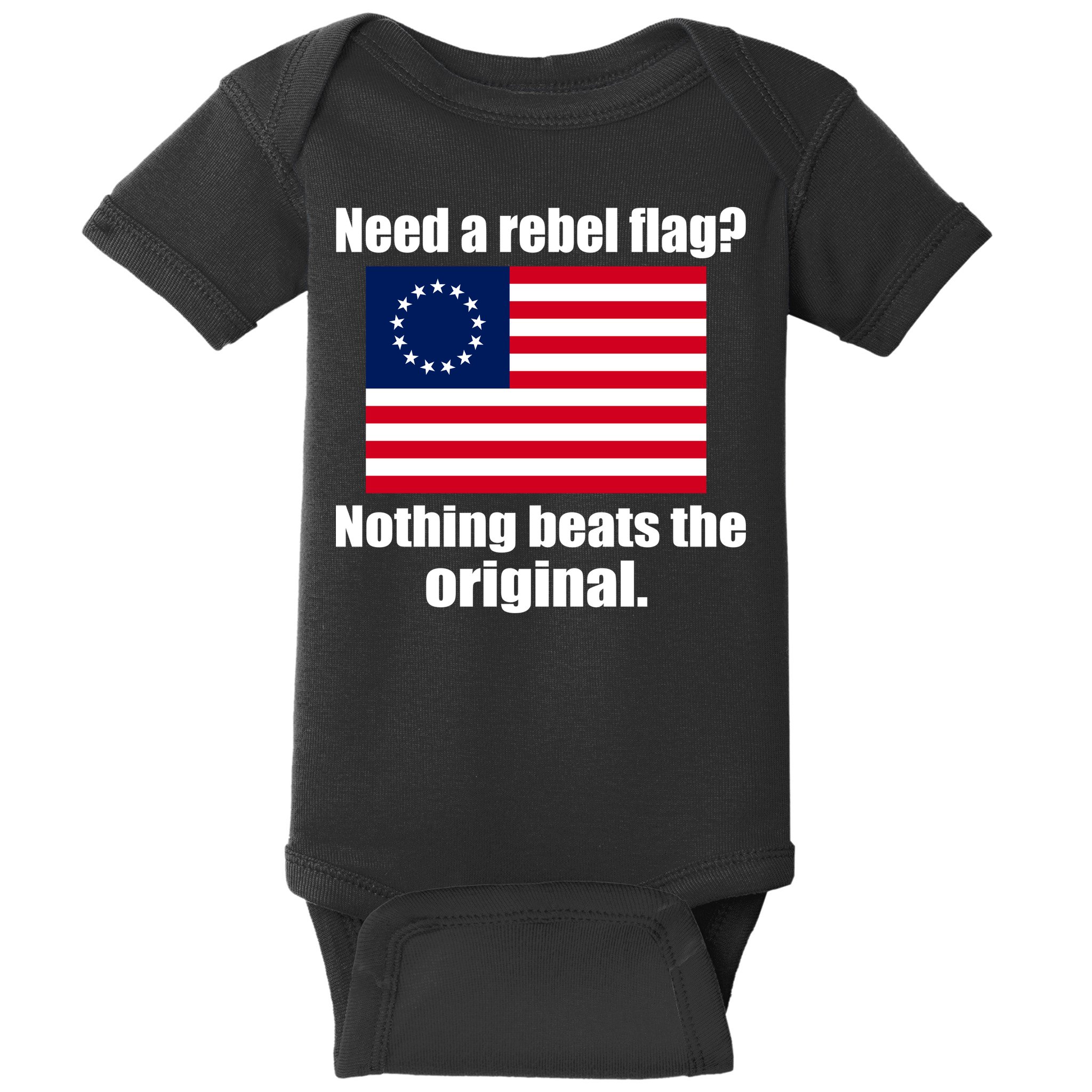 The Original Rebel Colonial Flag Baby Bodysuit