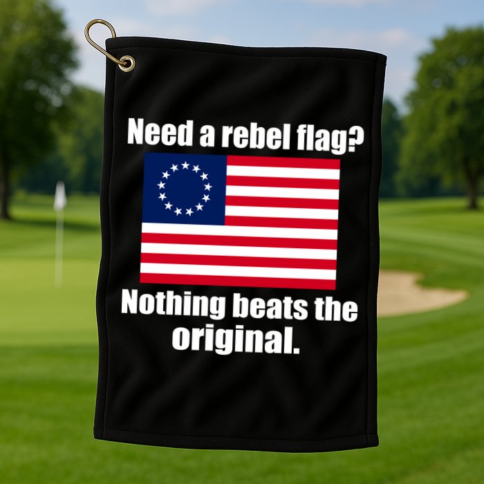 The Original Rebel Colonial Flag Golf Towel