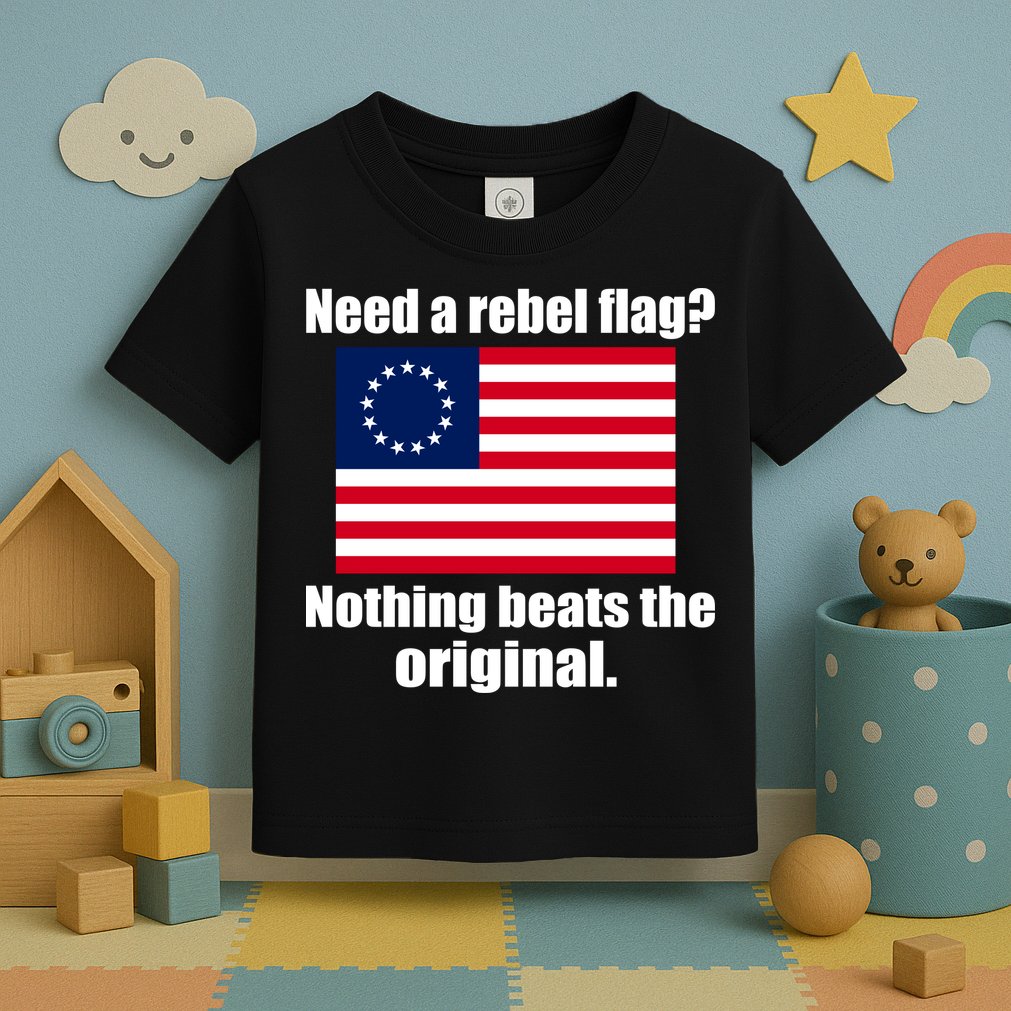 The Original Rebel Colonial Flag Toddler T-Shirt