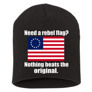 The Original Rebel Colonial Flag Short Acrylic Beanie