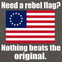 The Original Rebel Colonial Flag Cotton Canvas Backpack