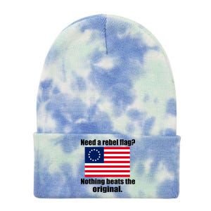 The Original Rebel Colonial Flag Tie Dye 12in Knit Beanie