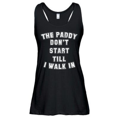 The Paddy Don't Start Till I Walk In Ladies Essential Flowy Tank