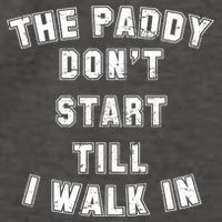 The Paddy Don't Start Till I Walk In Vector Backpack
