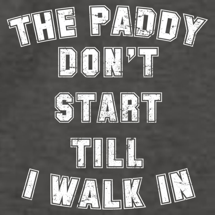 The Paddy Don't Start Till I Walk In Vector Backpack