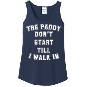 The Paddy Don't Start Till I Walk In Ladies Essential Tank