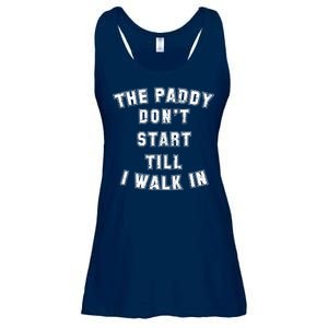 The Paddy Don't Start Till I Walk In Ladies Essential Flowy Tank