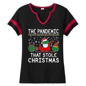 The Pandemic That Stole Christmas  Ladies Halftime Notch Neck Tee