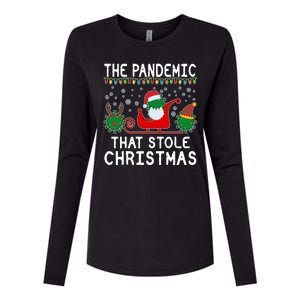 The Pandemic That Stole Christmas  Womens Cotton Relaxed Long Sleeve T-Shirt