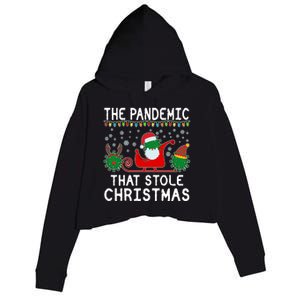 The Pandemic That Stole Christmas  Crop Fleece Hoodie